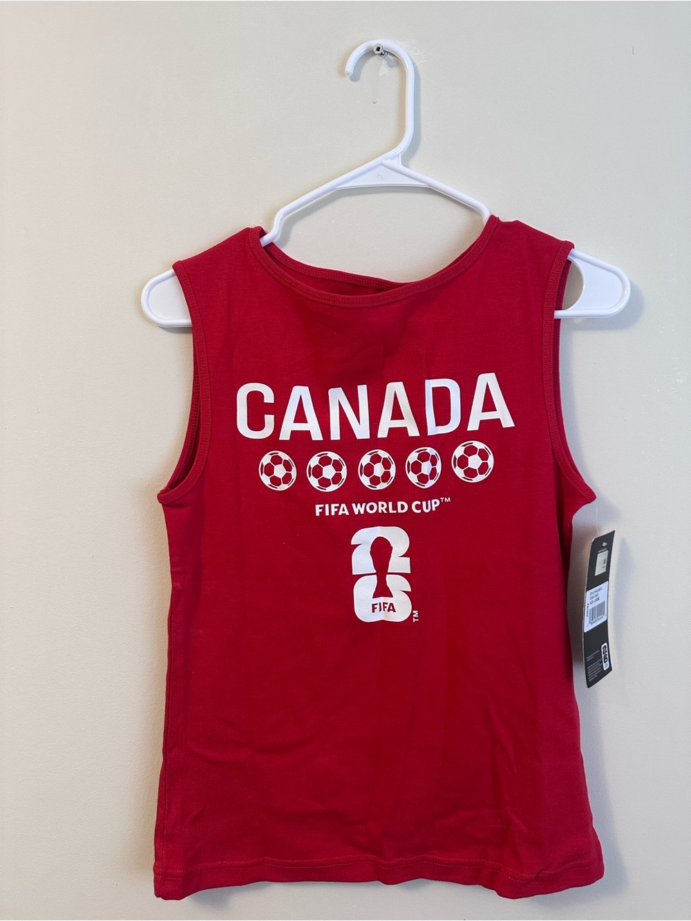 Canada FIFA World Cup Official Licensed Tank Top Red - Women Size L